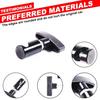 Black Car Engine Hood Lifting Rod Fixing Anti-slip Tool For Nissan Juke 2011-19
