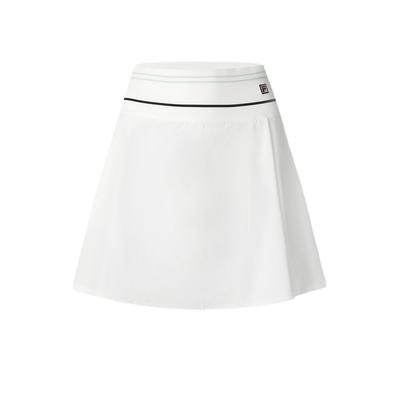 Tennis Series Athletics Sport Fashion Simple Half Skirt Women Skirts Starlight-White A11W513308F-WT