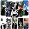 Bleach Kisuke Urahara Phone Case For Xiaomi Redmi Note 15 14 13 12S 12 Pro Plus 11S 11E 11 11T 10S 10 Art Soft Pattern Cover Red