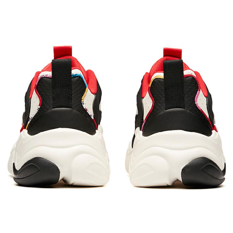 New ANTA Life Series Sneakers 'Black Red White' 112018882-11