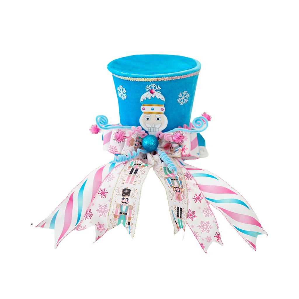 Weihnachtsbaum Zylinderhut Weihnachtsschmuck, Weihnachtsbaumschmuck für Winter Weihnachtsfeier Dekorationen