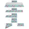 2pcs/set Baby Washable Foldable Portable Travel Compact Nappy Diaper Waterproof Floor Change Changing Mat Play