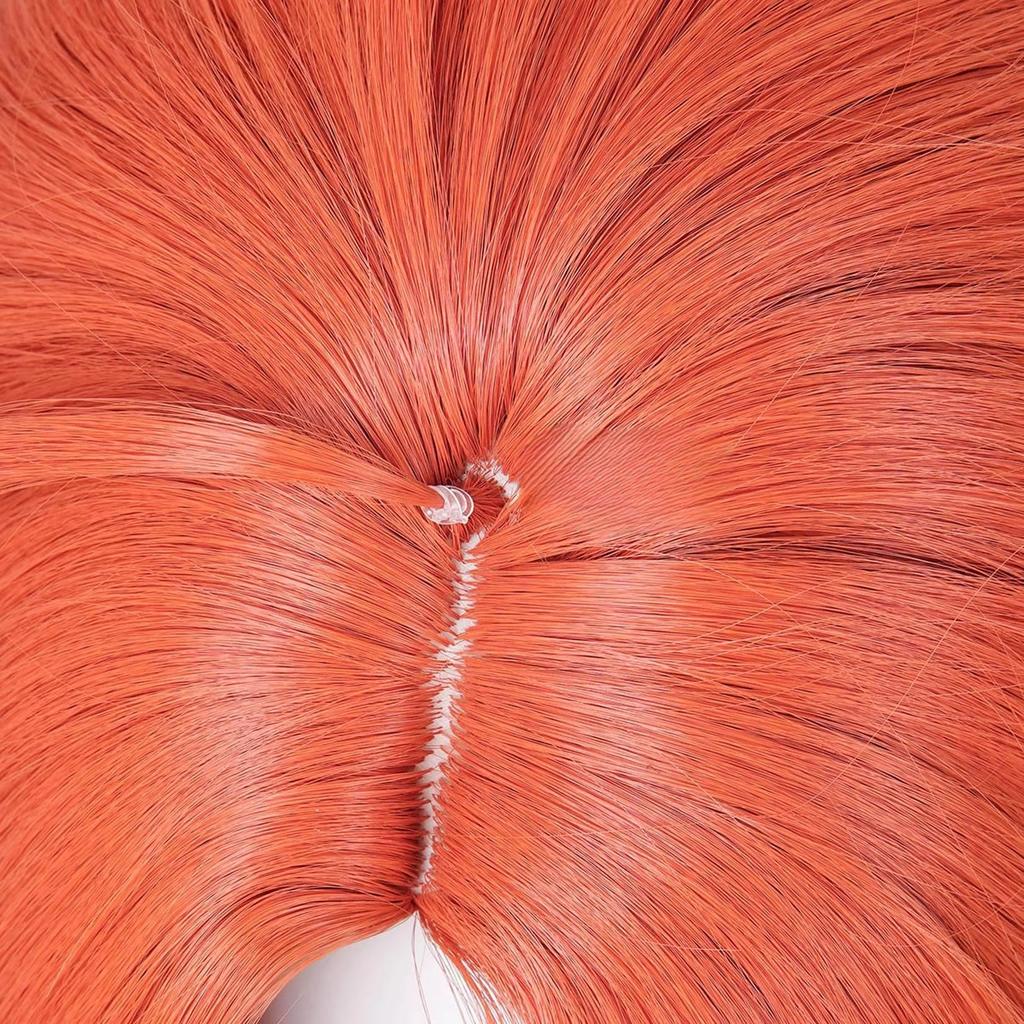 LAOBAO Cosplay Braided Orange Disguise Costume Halloween Costume Wig, Wig, Heat-Resistant, Wig, Accessory,