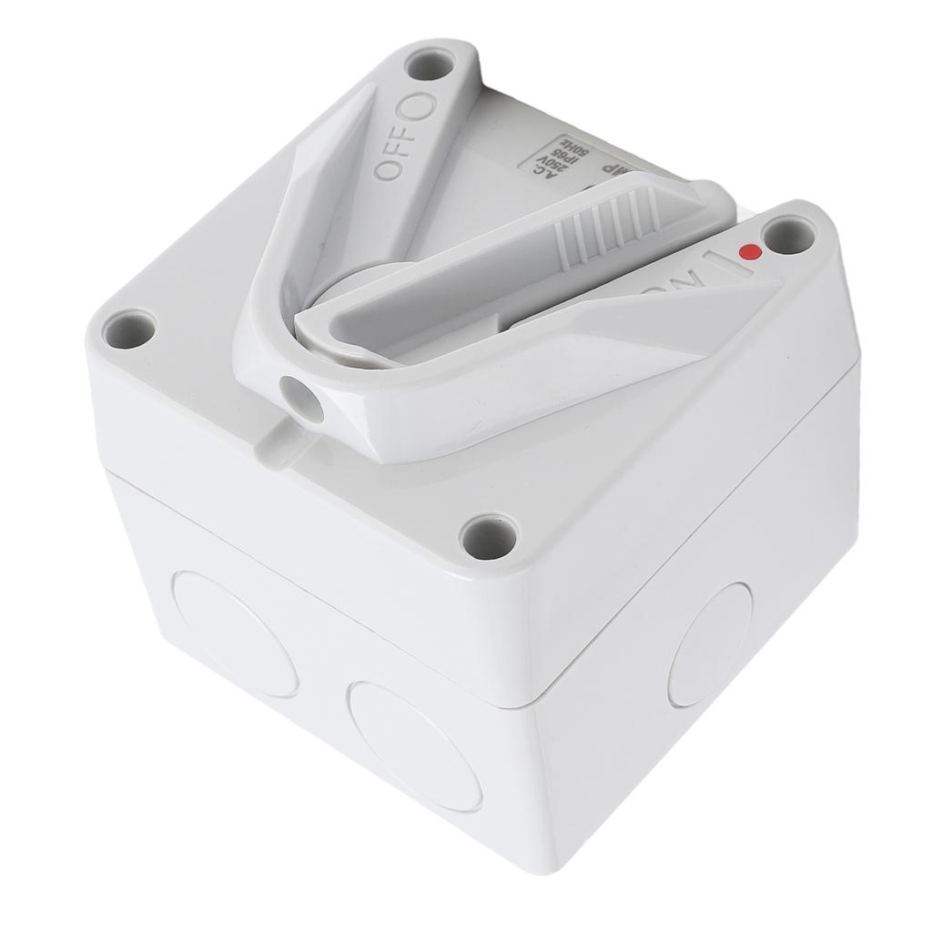 Enclosed Motor Disconnect Switch AC 63A 2P IP65 Water Proof Safety Isolation Switch for Generator