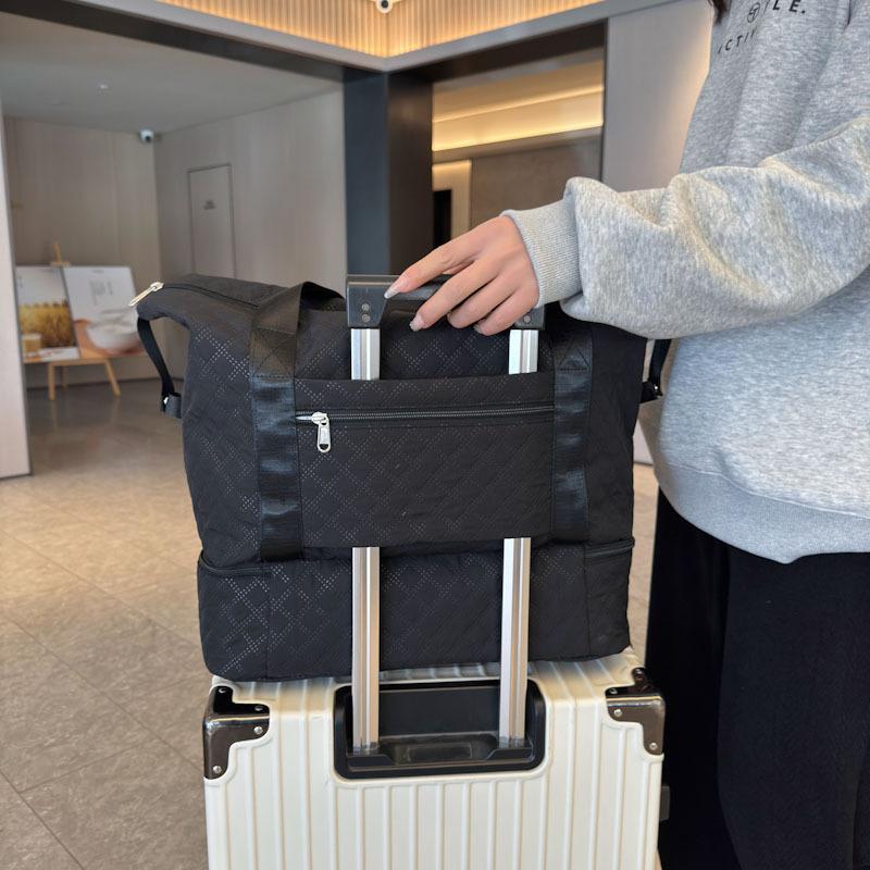 Travel Bag Handbag Women's Korean Version Outdoor Short-distance Travel Business Trip Luggage Bag Dry and Wet Separation Sports Fitness Bag