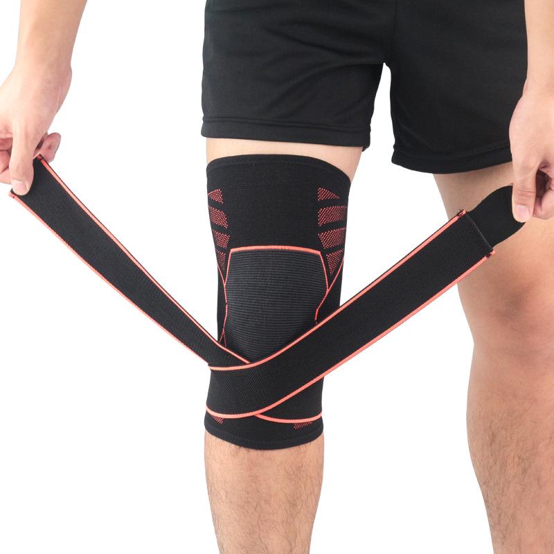 Anti-Slip Compression Knee Pads for Summer Sports: Knitted, Elastic, Protective Leg Sleeves for Fitness, Basketball, Squats, and Hiking.