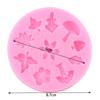 Flower Leaves Silicone Moulds DIY Cupcake Topper Fondant Moulds Candy Chocolate Gumpaste Mould Cake Decorating Tools Clay Moulds
