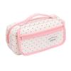 Multifunctional Stationery Box Simple and Creative Middle School Student Girl Canvas Large Capacity Pencil Case Pencil Case