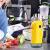 Gelber 220ml Seifenspender Cartoon Ente Design Nachfüllbar Batteriebetrieben Verstellbar Lagerung ABS Automatische Induktion Händedesinfektionsmittel für Küche