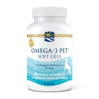 Omega-3 Pet for Dogs 330 Mg EPA 165/DHA 105, 90 Softgels