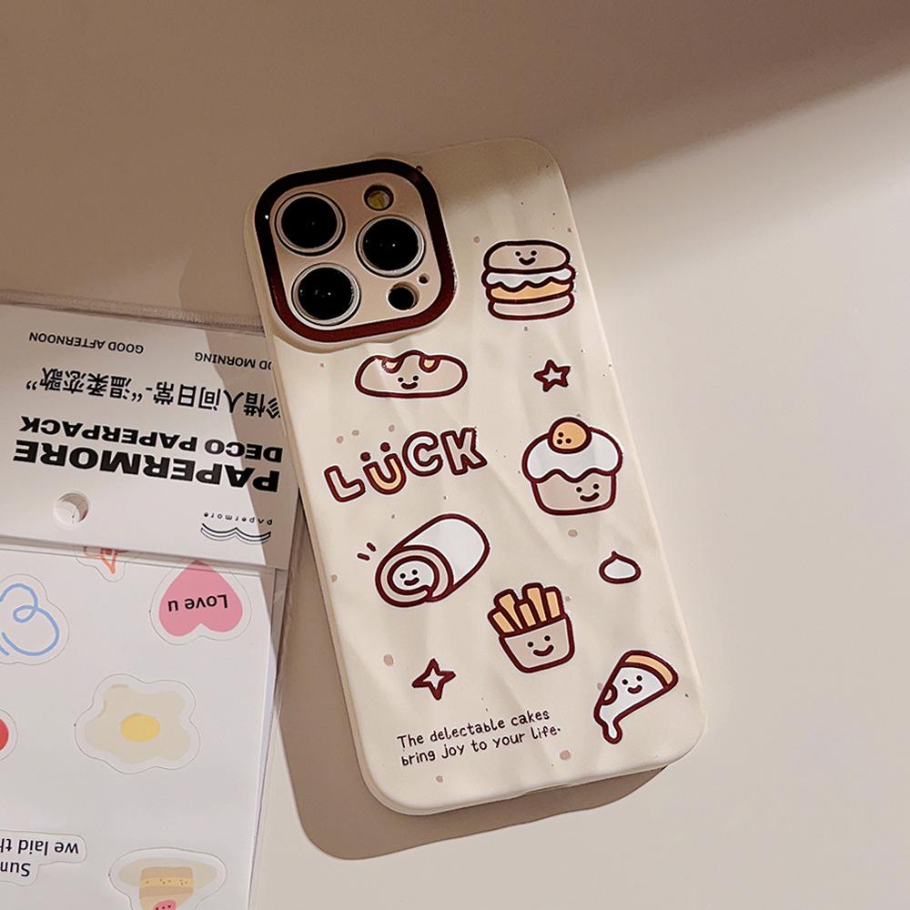 Cartoon Cute Bread Phone Case for iPhone 17, iPhone 17 Pro Max