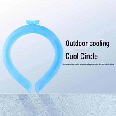 Summer Cooling Necklace: Ice Ring for Heat Relief and Neck Comfort