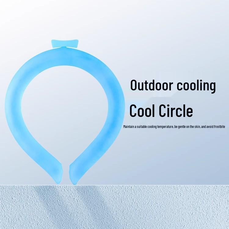 Sommerkühlkette: Eisring zur Hitzelinderung und für Nackenkomfort