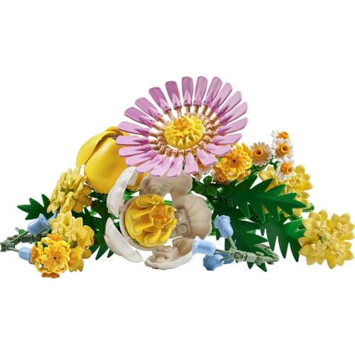 LEGO Botanical Mini Flower Bouquet Toy, Birthday Gift, Building Blocks, for Girls and Boys, Ages 9, 10, and 11, Elementary School Students, 10347