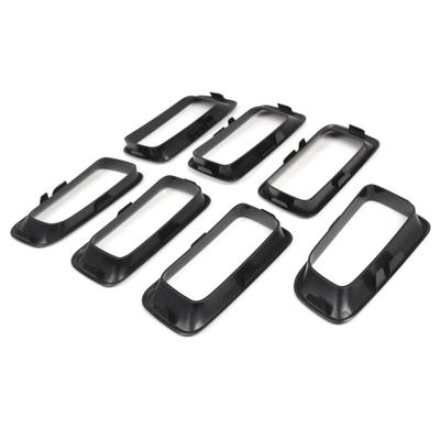 7ks Kryt rámečku mřížky chladiče pro Jeep Compass od 2011 do 2016, 51137449207, 51137300589