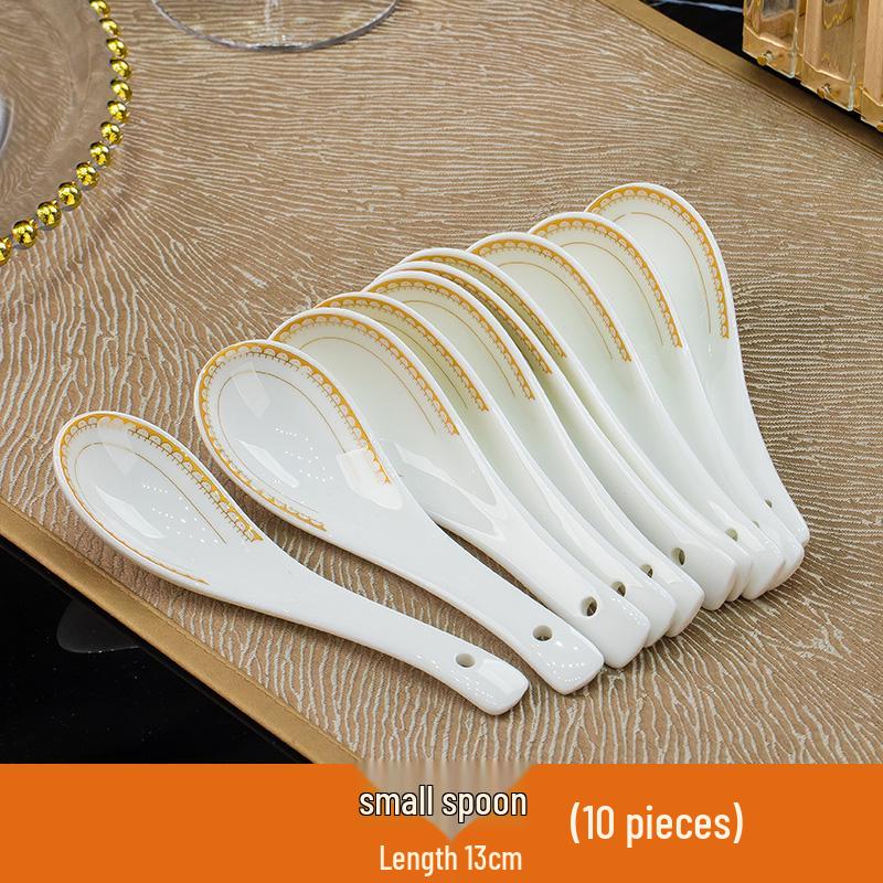 Sun Island Goldrand Bone China Tiefer Teller: Suppen-, Abendessen-, Reis- und Dessertteller - Elegantes Keramikgeschirr.