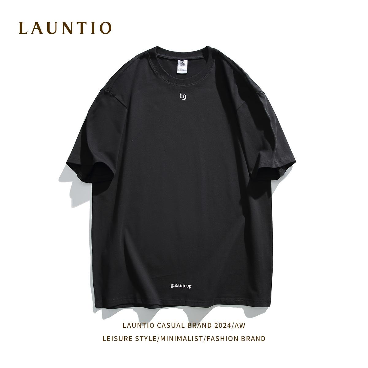 

Свободная мужская летняя футболка с короткими рукавами из чистого хлопка с вышивкой и круглым вырезом с короткими рукавами и принтом авокадо XXL