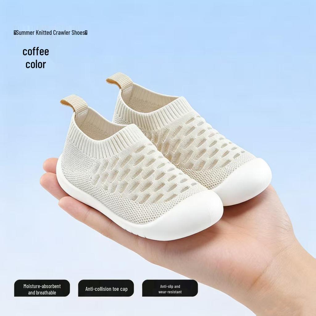 Breathable Non-Slip Baby Toddler Shoes with Soft Sole for All Seasons