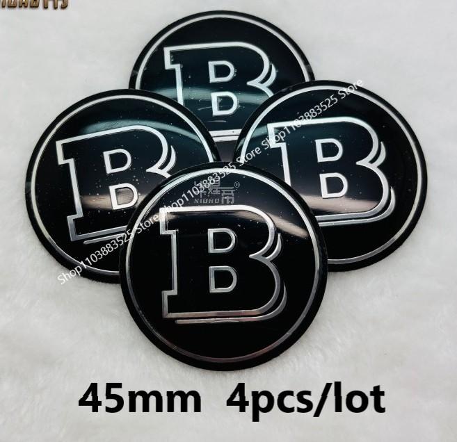 4Pcs Modified wheel hubcap B logo Emblem Badge sticker for W464 G63 G65 W463 G500 G350 W213 W204 W205 W253 W210 W211 W220