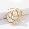 1Pc Rose Brooch Exquisite Personalized Pin Fashionable Elegant Jewelry Accessories Party Banquet Wedding Souvenir Gift