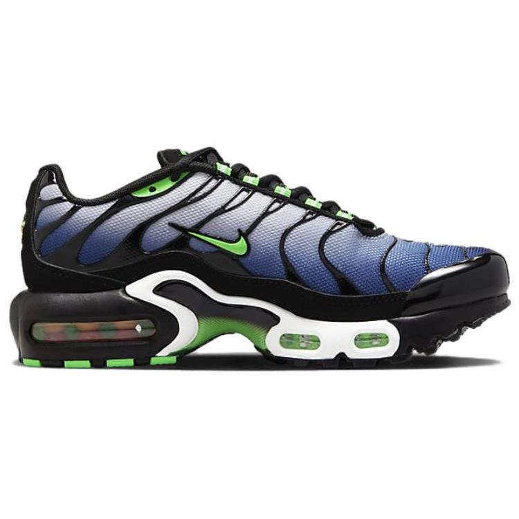 Nike Air Max Plus GS Deep Royal Scream Green Kids Sneakers Blue Black White CD0609-021