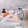 Waterfall Taps Bathroom Basin Sink Mono Mixer Chrome Cloakroom Tap Elegance