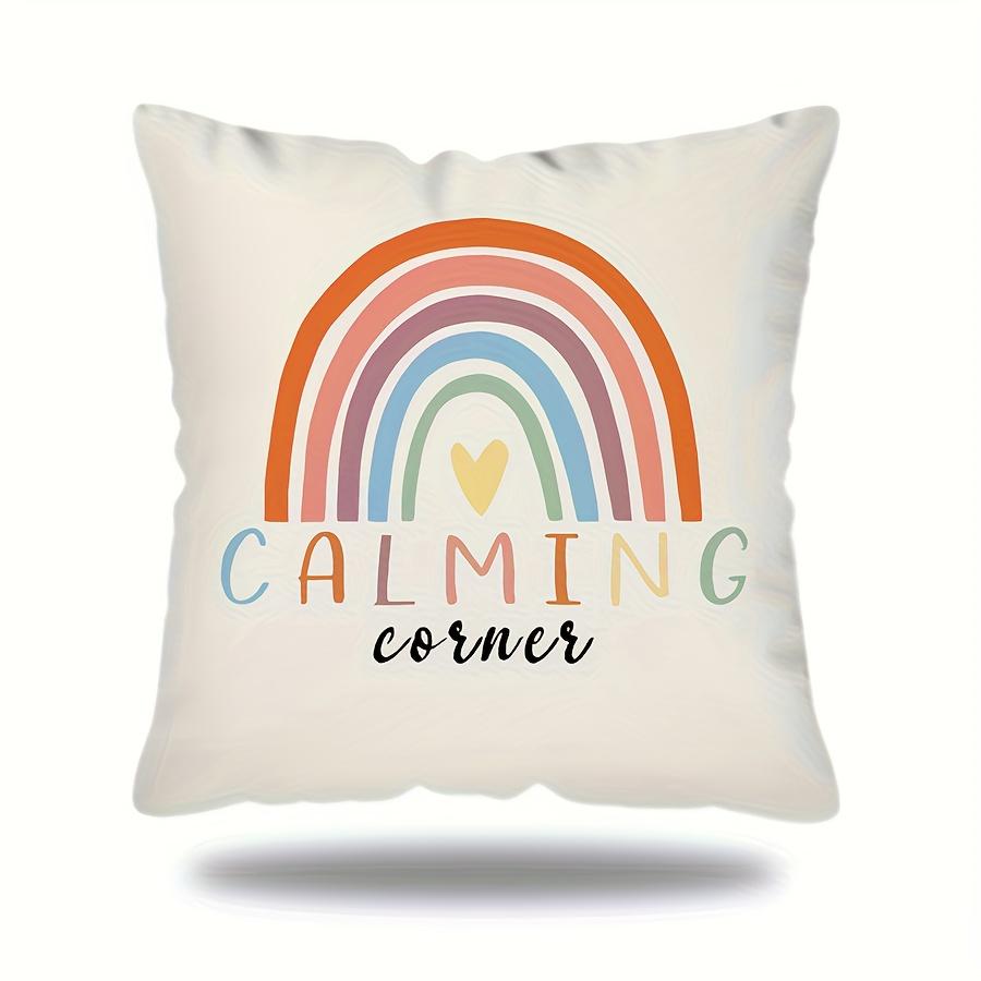 Astronaut Spaceship Pillow Covers One Sided Printed Cushion Covers For Sofa Living Room Bedroom Home Decor Space Theme Style