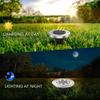 Słoneczne lampy zewnętrzne do wkopania z 16 diodami LED Zewnętrzne dekoracyjne oświetlenie krajobrazu Słoneczne lampy trawnikowe do ogrodów, dziedzińców i ścieżek