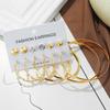 2023 New Earrings Franc Diamond Earrings Exaggerate Earrings Fashion Set Elegant Charm Gold Luxury Earrings Gift Couple Earrings Set