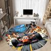 1PC Racing Speed Office Round Area Rug,  Mat Suitable ForOffice, Under Office Chairs Bedroom Living Room Home Decor, Room Deco