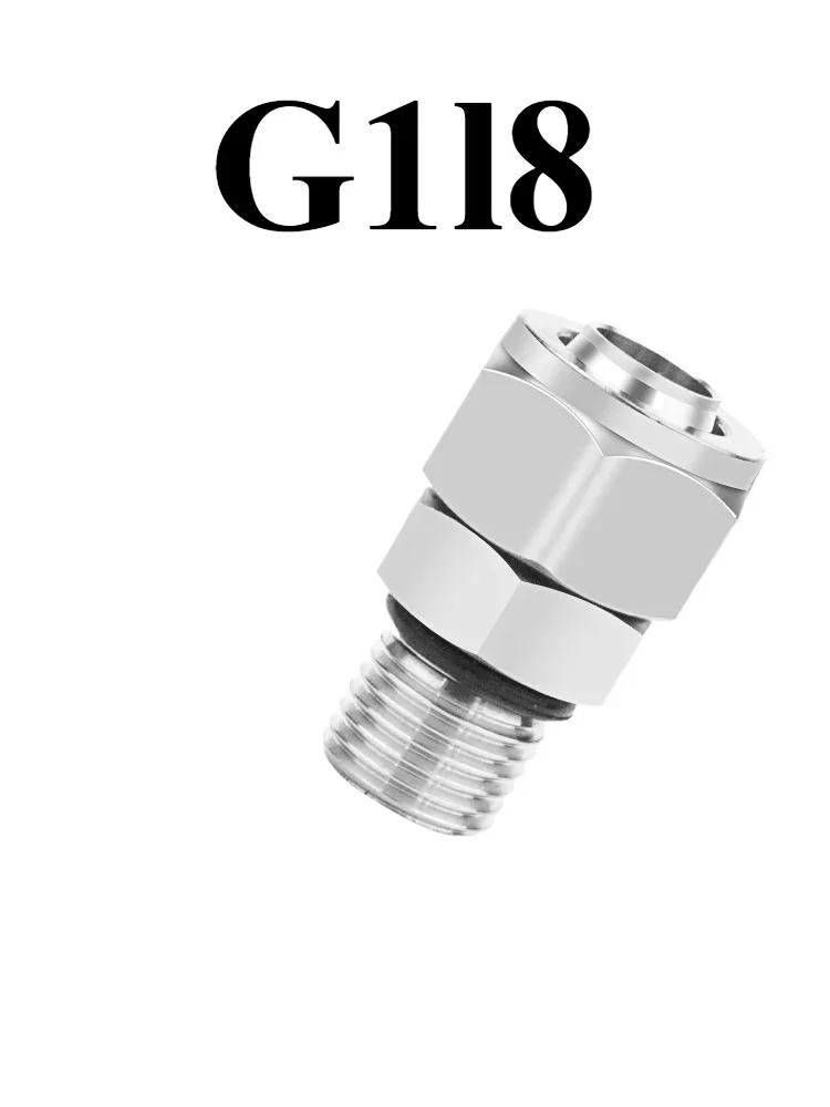 4 6 8 10 12 Hose Quick Twist 1/8 1/4 3/8 1/2 Inch BSPP Male 304 316L Stainless Steel Pipe Fitting Connector Air Water Pneumatic