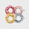 Aube nuit Oxford Check Red Hair Scrunchie XS