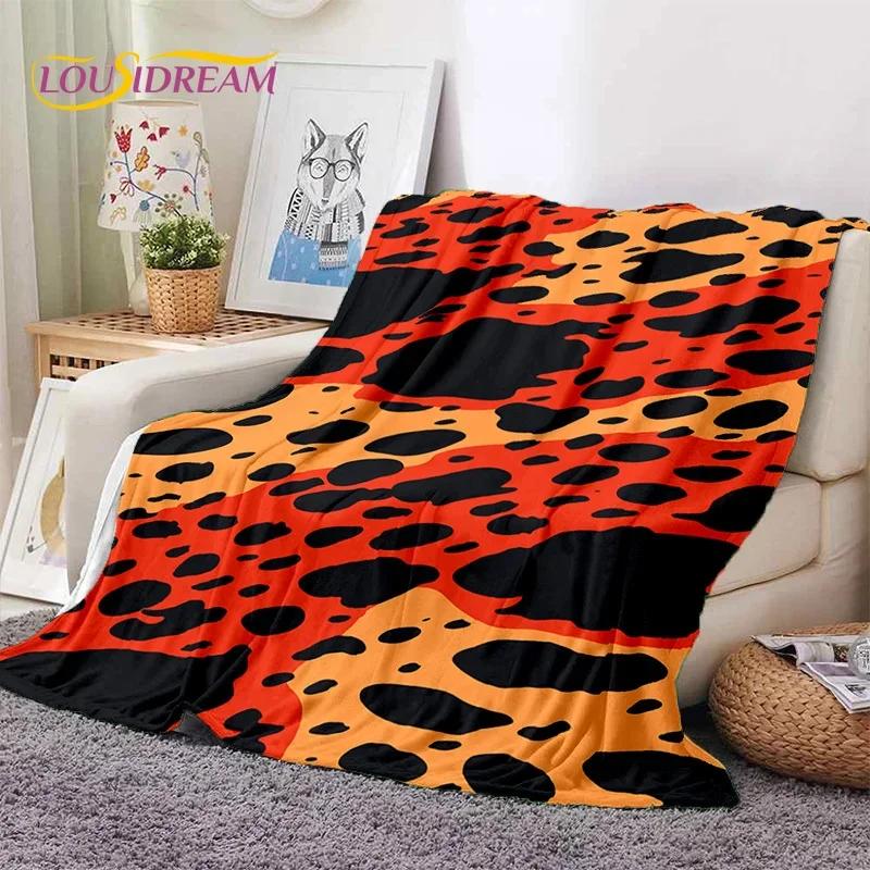 3D Colorful Zebra Stripe Leopard Tiger Soft Flannel Blanket for Bed Bedroom Sofa Picnic,Throw Blanket for Cover Outdoor Nap gift