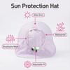 2026 My Little Pony Unicorn Kids' Wide-Brim Sun Hat - Summer Sun Protection for Girls