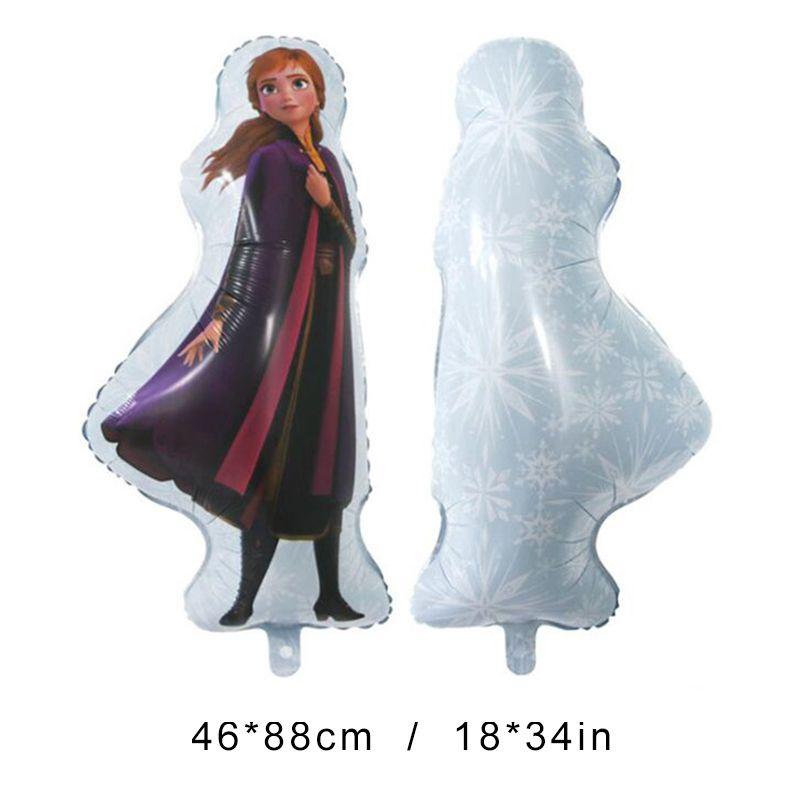 Snow Frozen Princess Elsa Anna Film Balloons Birthday Party Decoration Balloons