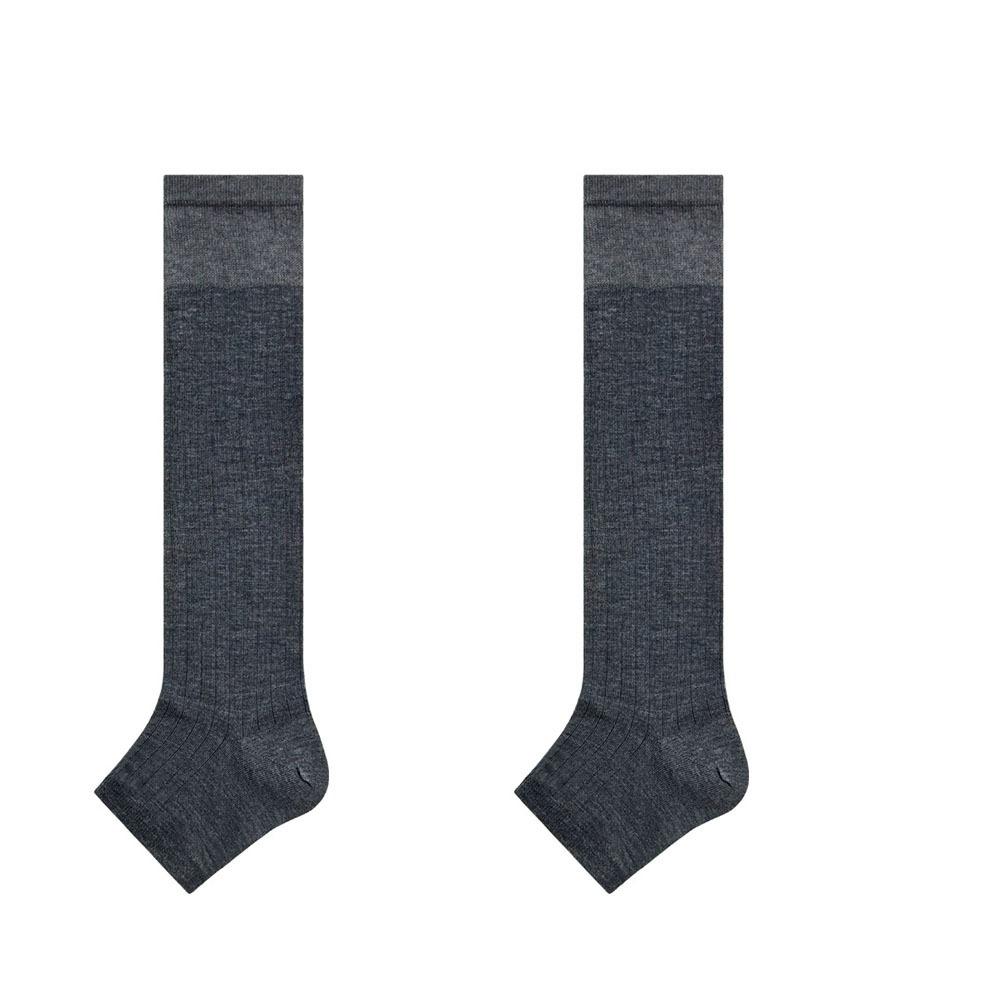 

Лолита JK Гольфы до икры Однотонные Гольфы до колена Удобные Ледяной шелк Длинные носки Лето темно серый