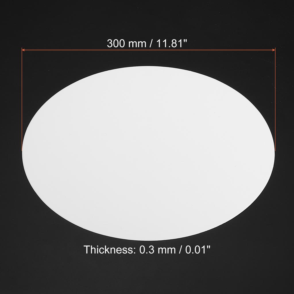 50Pcs 0.3mm Thick Round Cardboard Paper Blank Disc Circles Slices for Party Decorations DIY Craft Arts Drawing Painting Writing