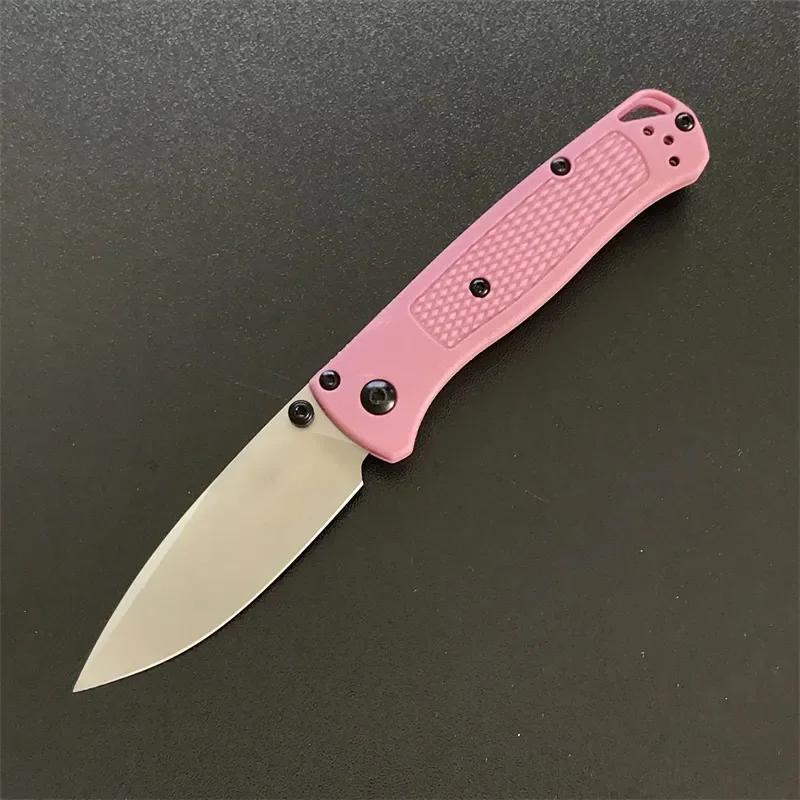 Pocket Knifes BM 533 Mini Bugout Folding Knife Nylon Fiber Handle Kitchen Knives Utility Meat Cleaver Fruit Sharp Knife EDC Tool