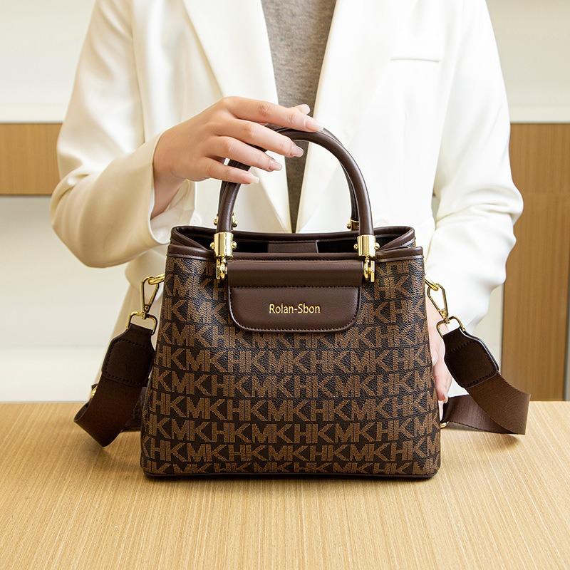 New Atmospheric Handbag Fashionable and Simple Printed Women's Bag Trendy Versatile Shoulder Bag Premium Messenger Bag