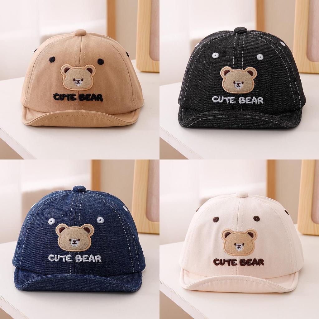 Baby Bear Baseball Cap With Breathable Cotton Blend For Spring Kids Outdoor Fun