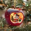 Christmas Ornament Cartoon Anime Cat In Red Fruit Christmas Tree Ornament 2D Acrylic Hanging Pendant for Holiday Home Decor