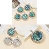 Copper Abalone Shell Pendant Necklace With Minimalist Design For Summer Jewelry Collection