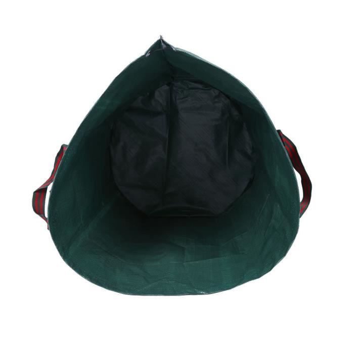 Sacs à déchets de jardin - 2pcs - Capacité 270L - Polypropylène extra-fort - 50kg max