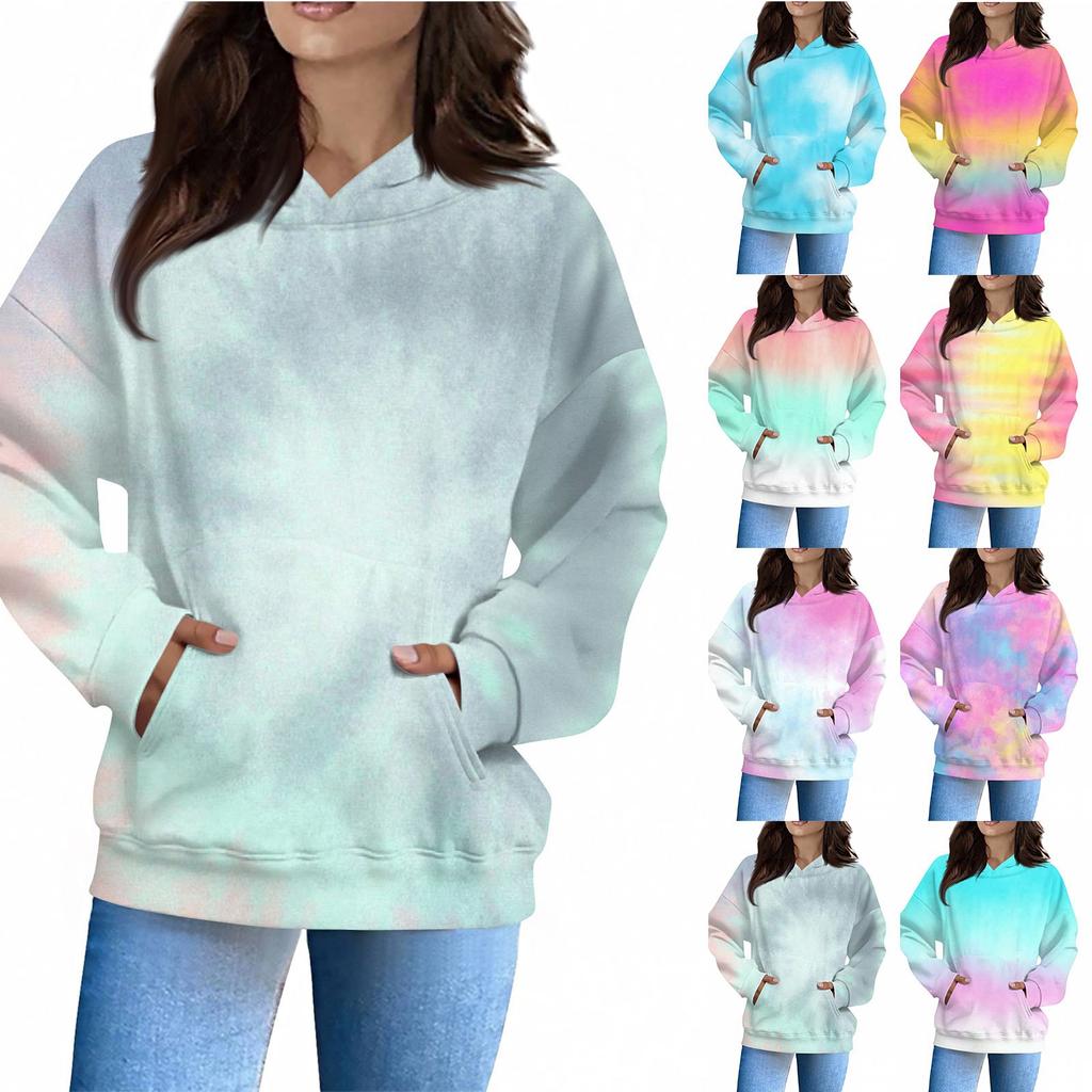 Women's Fashion Daily  Casual V-Neck Long Sleeve Printed Top