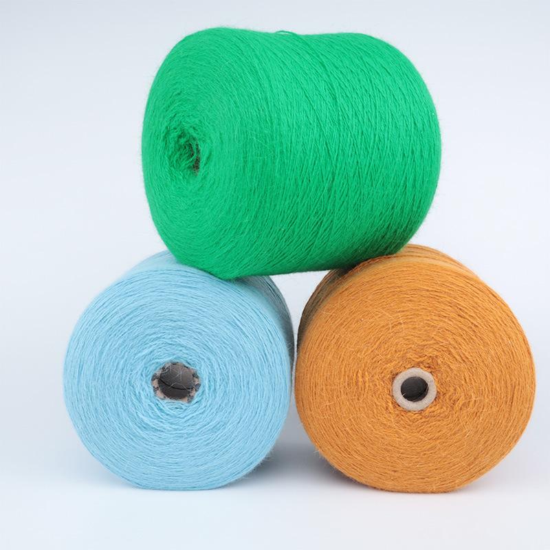 1000g Cashmere Blend Wool Natural Undyed Soft Pure Cashmere Yarn for Hand Knitting Weaving Worsted High Quality Knitting Yarn
