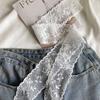 Sweet Lace Waistband Y2k Dress Jeans Belt Unique Gauze Waist Belt  Streetwear