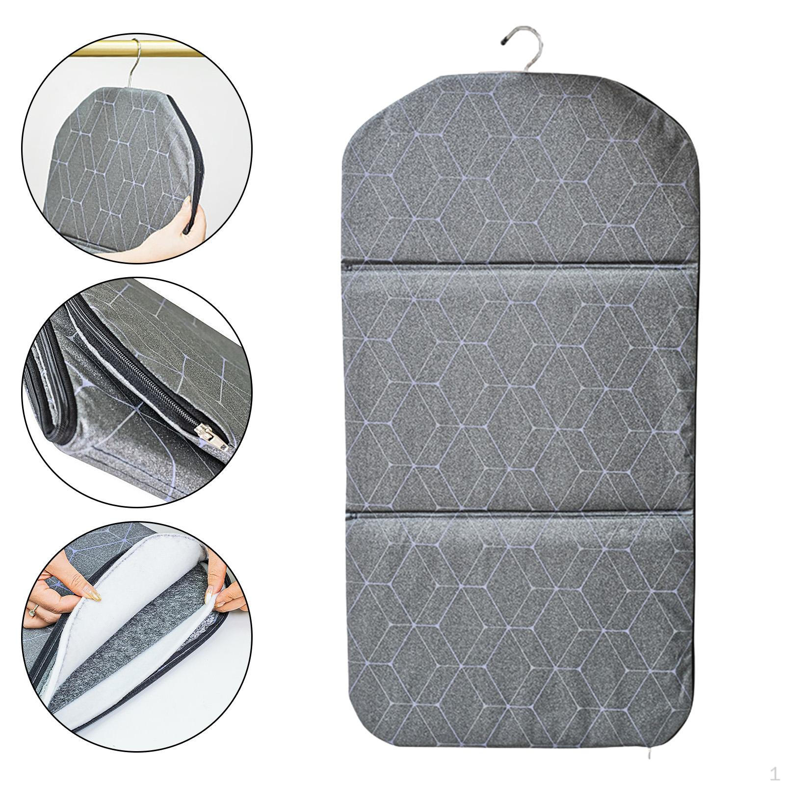 

Ironing Mat Clothes Steamer Pad Standing Foldable Hanging Board Garment for