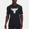 Under Armour Project Rock Brahma Bull Tee Men Black/Ivory 1361733-003
