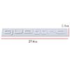 Per Audi Quattro Decalcomanie Auto in ABS RS4 RS5 Q3 S3 A3 A5 A6 A4 RS3 RS6 A1 Q5 Q2 S5 RS7 Emblema Bagagliaio Adesivi Griglia Frontale Accessori