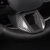 Carbon Fiber Steering Wheel Decor Frame Trim 2PCS For Toyota Camry 2025